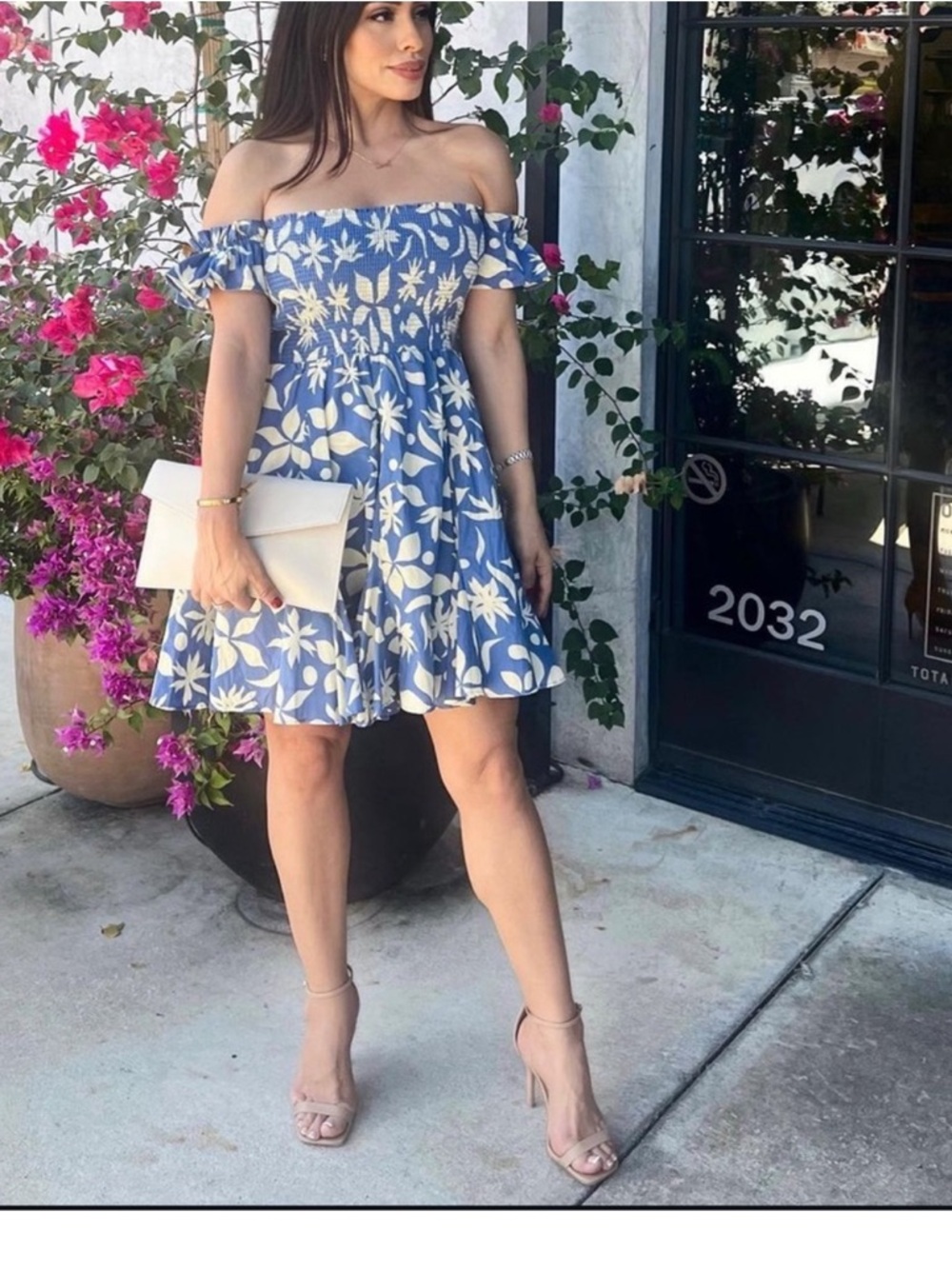 ZARA PRINTED SHORT DRESS - Picture 6 of 10